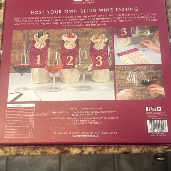 Talking Tables Wine Tasting - Host Your Own - Picture 2 of 6